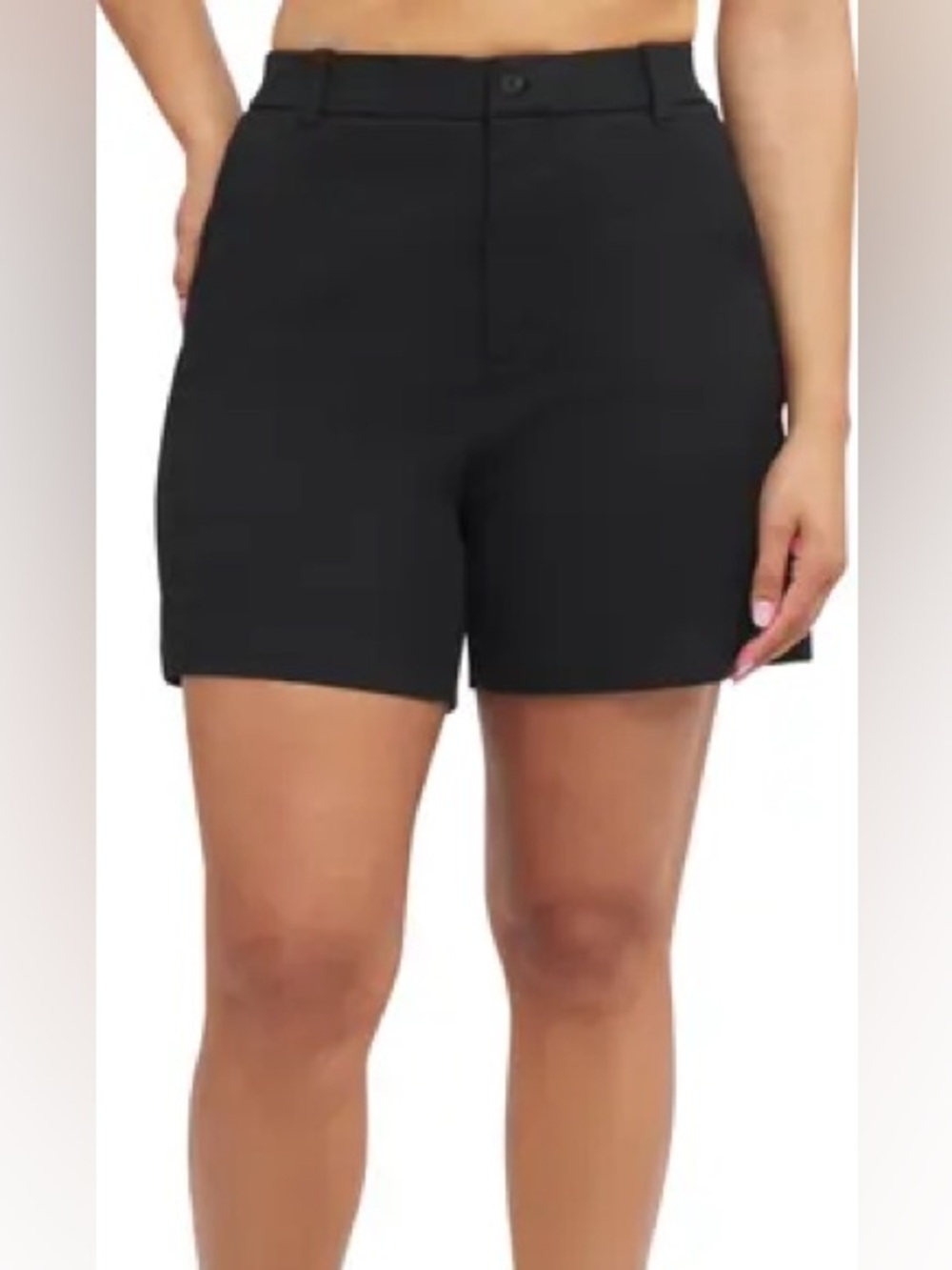 SPANX Supersmooth Women's Black Flat Front Shorts